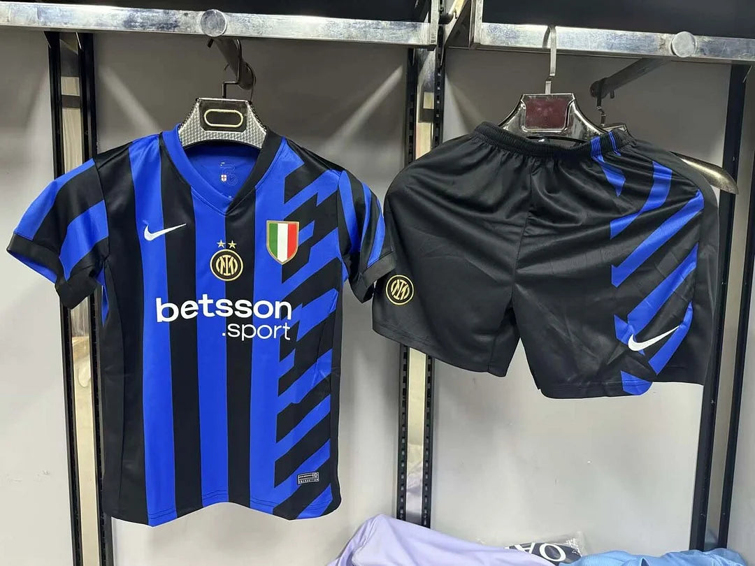 2024/2025 Internazionale Milan Home Football Jersey1:1 Quality Thai Kids Size