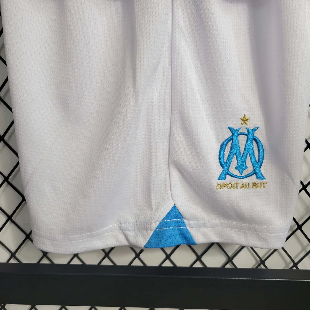 2023/2024 Olympique de Marseille Home  Football Shirt 1:1 Thai Quality Kids Size