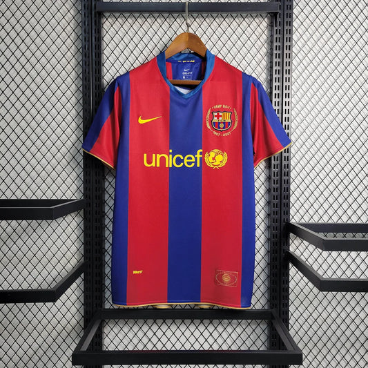 Retro Barcelona Football Shirt Home 2007/2008 1:1 Thai Quality