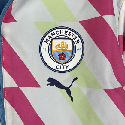 2023/2024 Manchester City Reversible Windbreaker Blue Soccer Jersey 1:1 Thai Quality