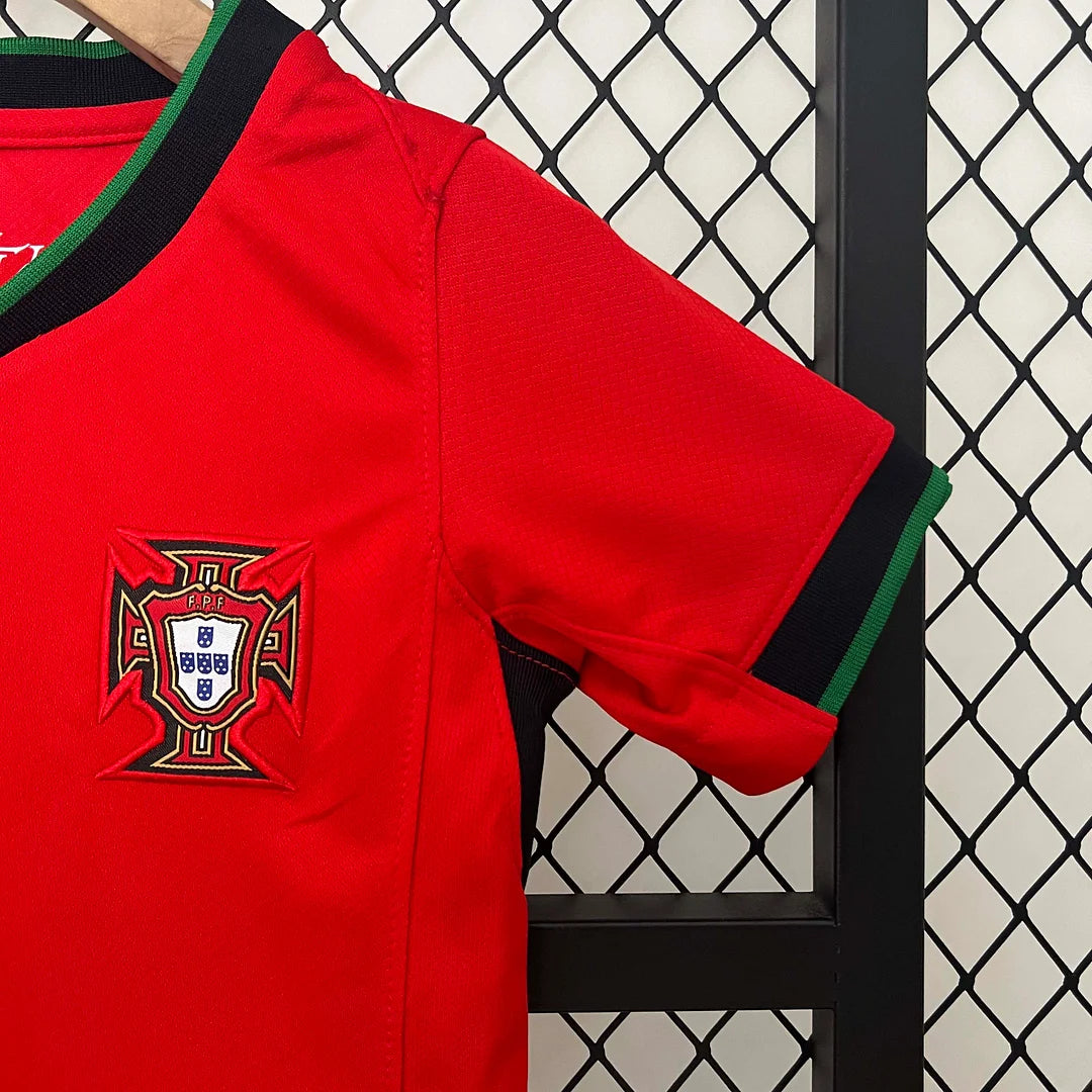 2024 Portugal Home Football Shirt 1:1 Thai Quality Kids Size