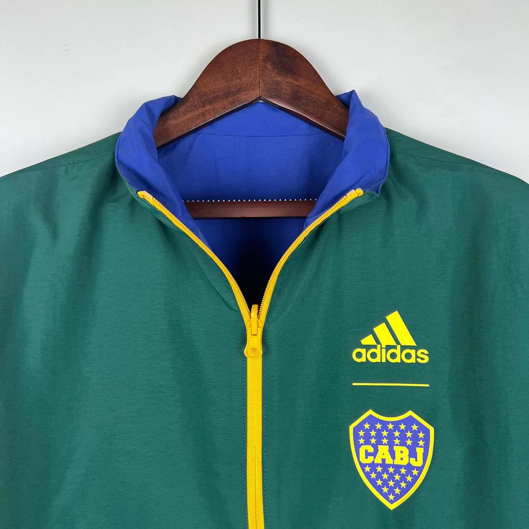 2023-2024 Boca Juniors Reversible Windbreaker（Blue-Green）Soccer Jersey 1:1 Thai Quality