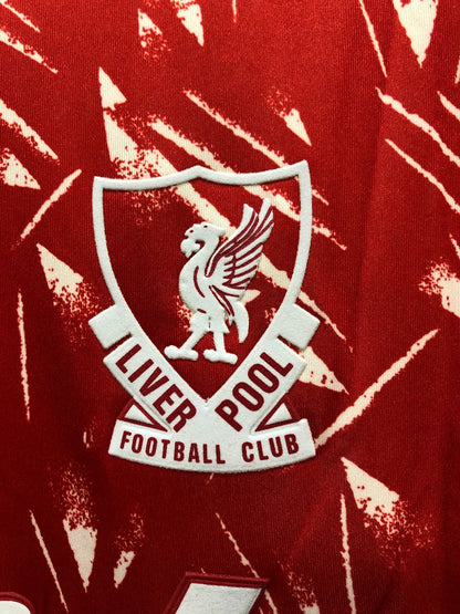 1989/1991 Retro Long Sleeve Liverpool Home Football Shirt 1:1 Thai Quality