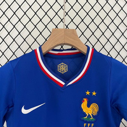 2024 France Home Football Shirt 1:1 Thai Quality Kids Size