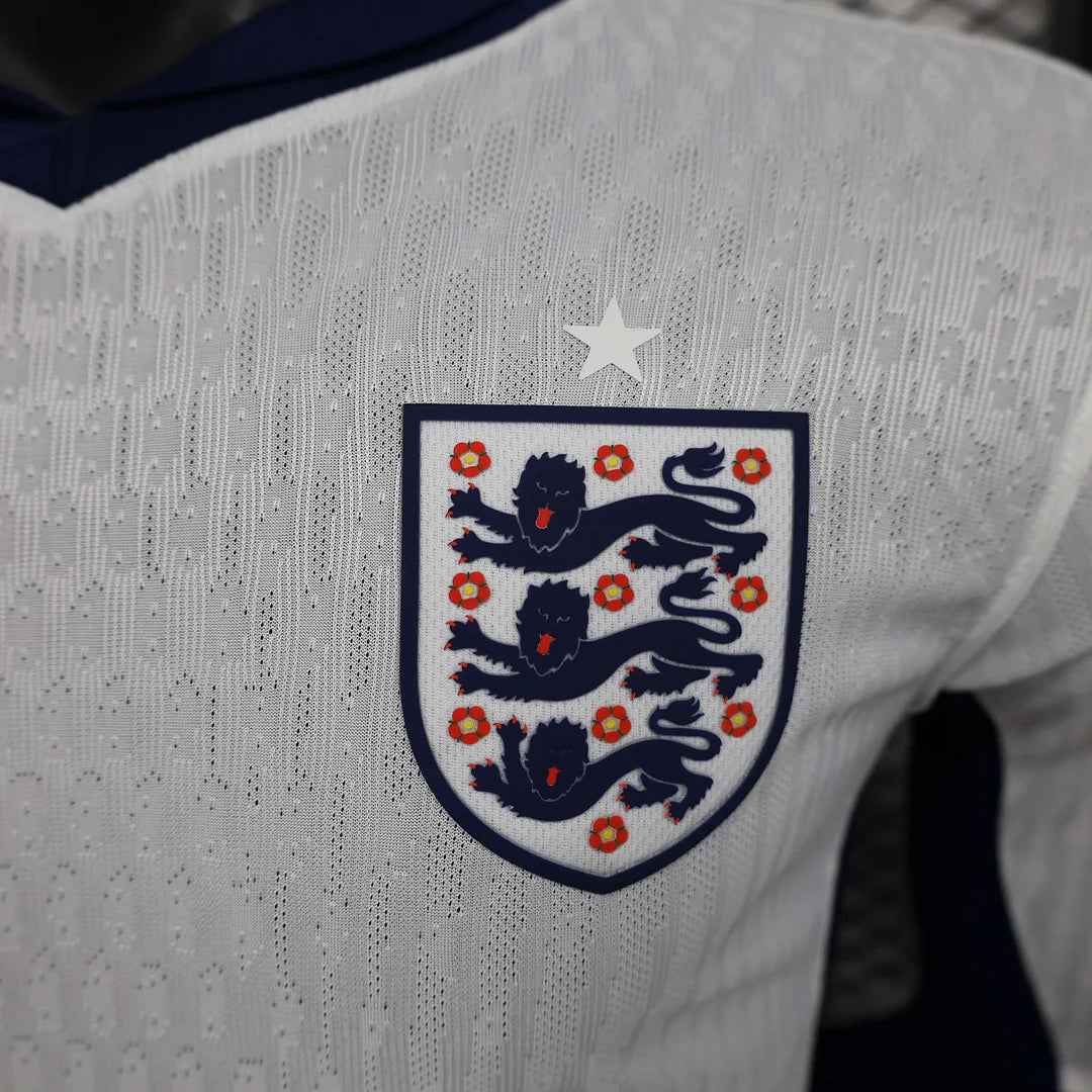 2024 Player Version Long Sleeve England Home Soccer Jersey