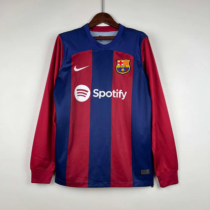 2023/2024 Long Sleeve Barcelona Home 1:1 Thai Quality