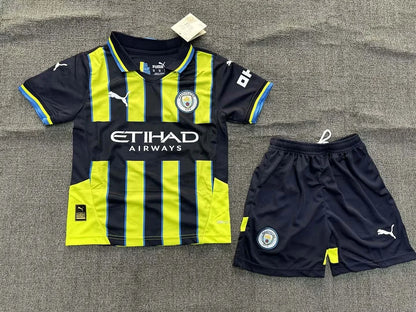 2024/2025 Manchester City Away Football Shirt 1:1 Thai Quality Kids Size