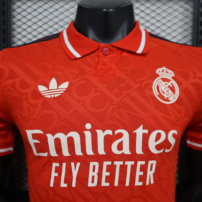 2024/2025 Player Version Real Madrid Special Edition Red Football Shirt1:1 Thai Quality