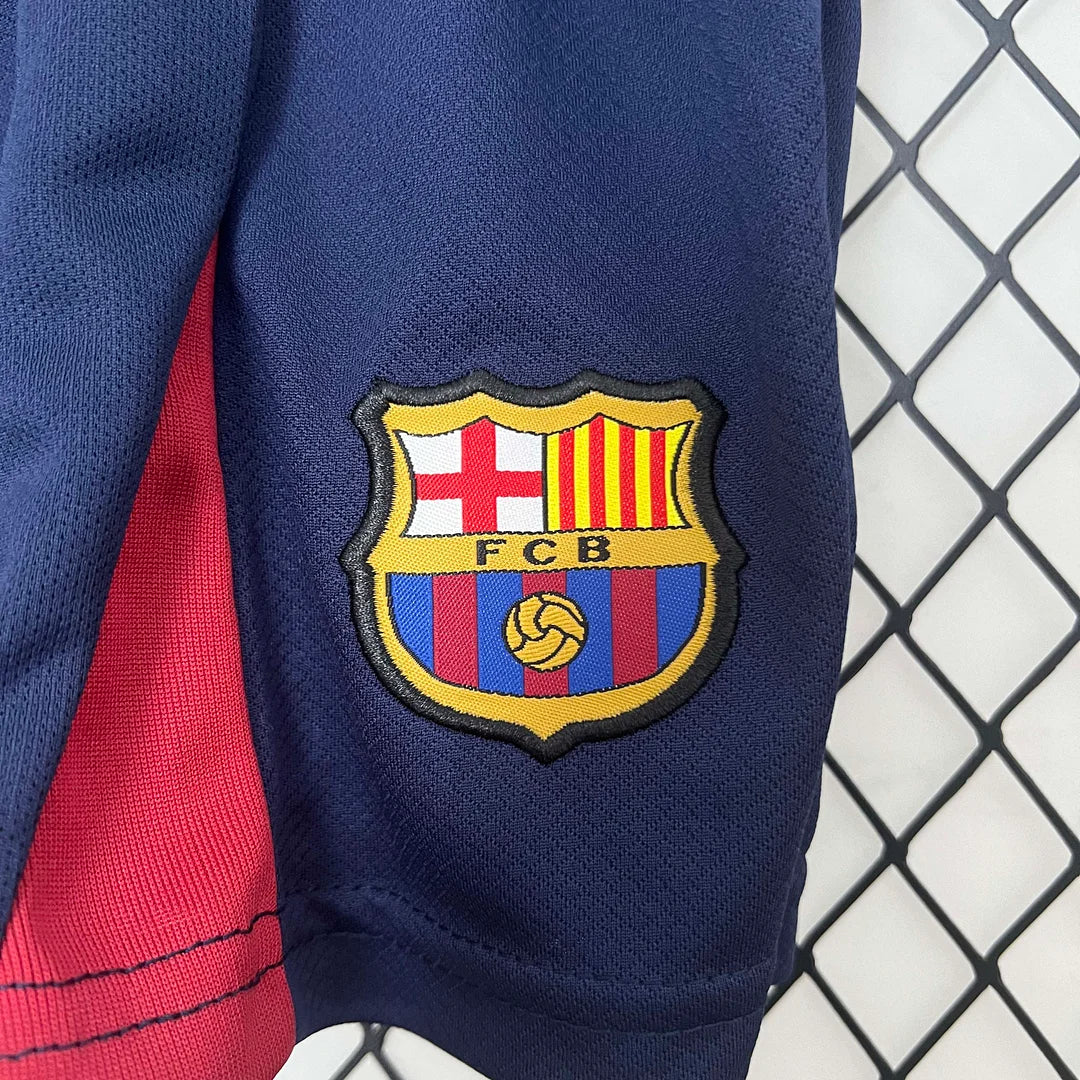 2024/2025 Barcelona Home Football Shirt 1:1 Thai Quality Kids Size