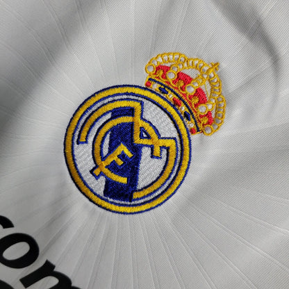 2010/2011 Retro Long Sleeve Real Madrid Home Soccer Jersey 1:1 Thai Quality