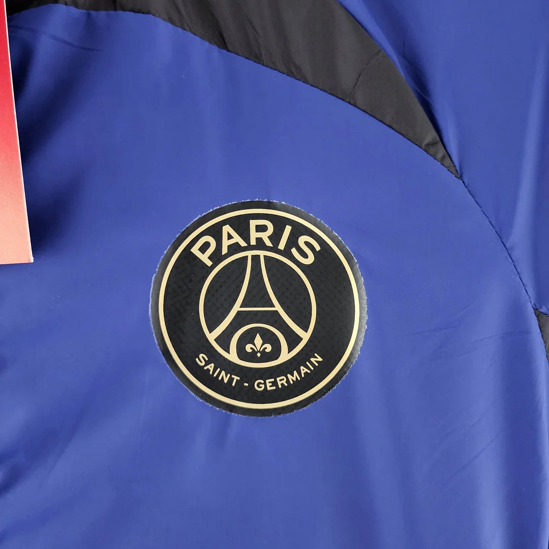 2022 PSG Windbreaker Commemorative Edition Blue And Black