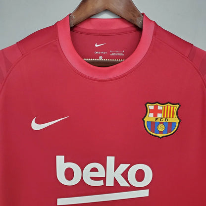 2021-2022 Barcelona Training Suit Red