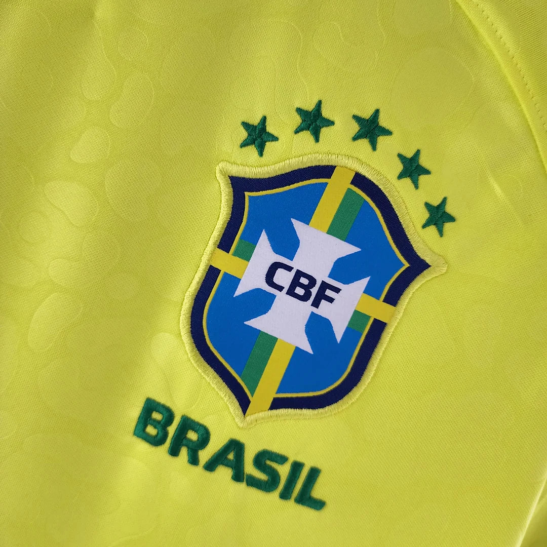 2022 World Cup Brazil Home Soccer Jersey