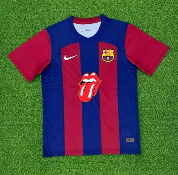 2023/2024 Barcelona The Rolling Stones Limited Edition Football Shirt 1:1 Thai Quality