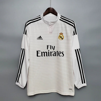 Retro Long Sleeve 2014/2015 Real Madrid Home