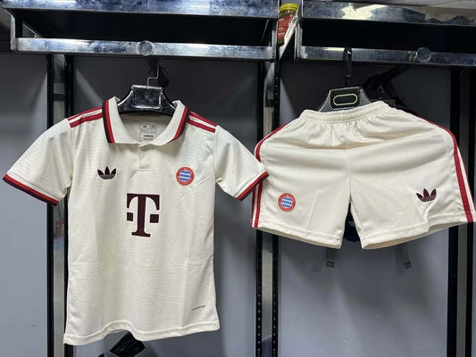 2024/2025 Bayern Munich Third Away Football Jersey 1:1 Thai Quality Kids Size