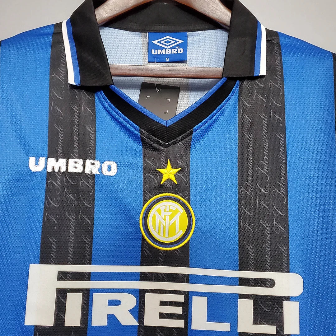 1997/1998 Retro Internazionale Milan Home Football Jersey 1:1 Thai Quality