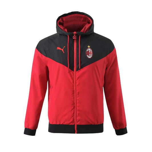 2023 AC Milan Windbreaker  Red Football Shirt 1:1 Thai Quality Kids Size