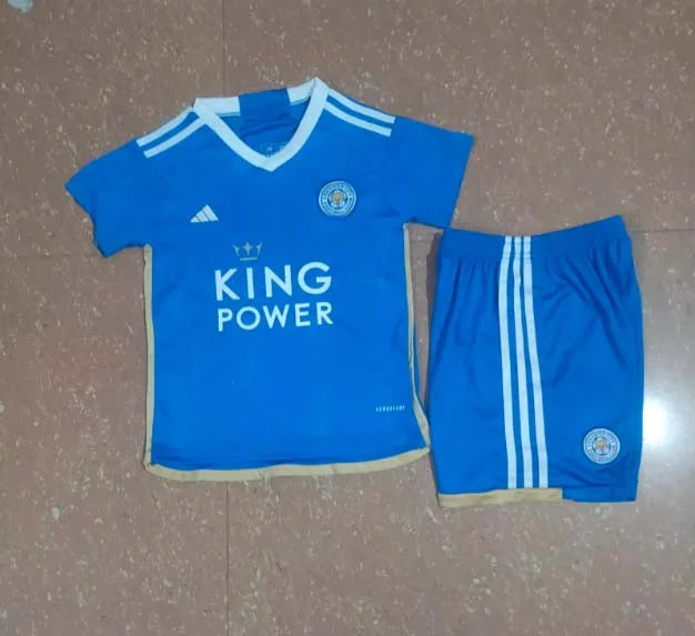 2023/2024 Leicester City Home Football Jersey  Shirt 1:1 Thai Quality Kids Size