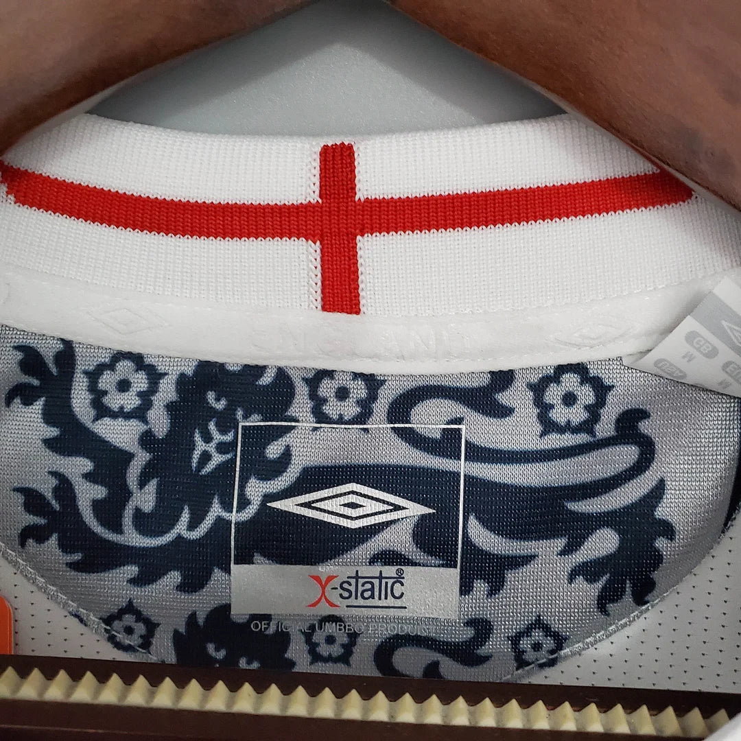 2006 Retro England Home Soccer Jersey