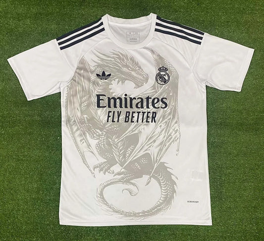 2024/2025 Real Madrid Special Edition White Gray Football Shirt1:1 Thai Quality