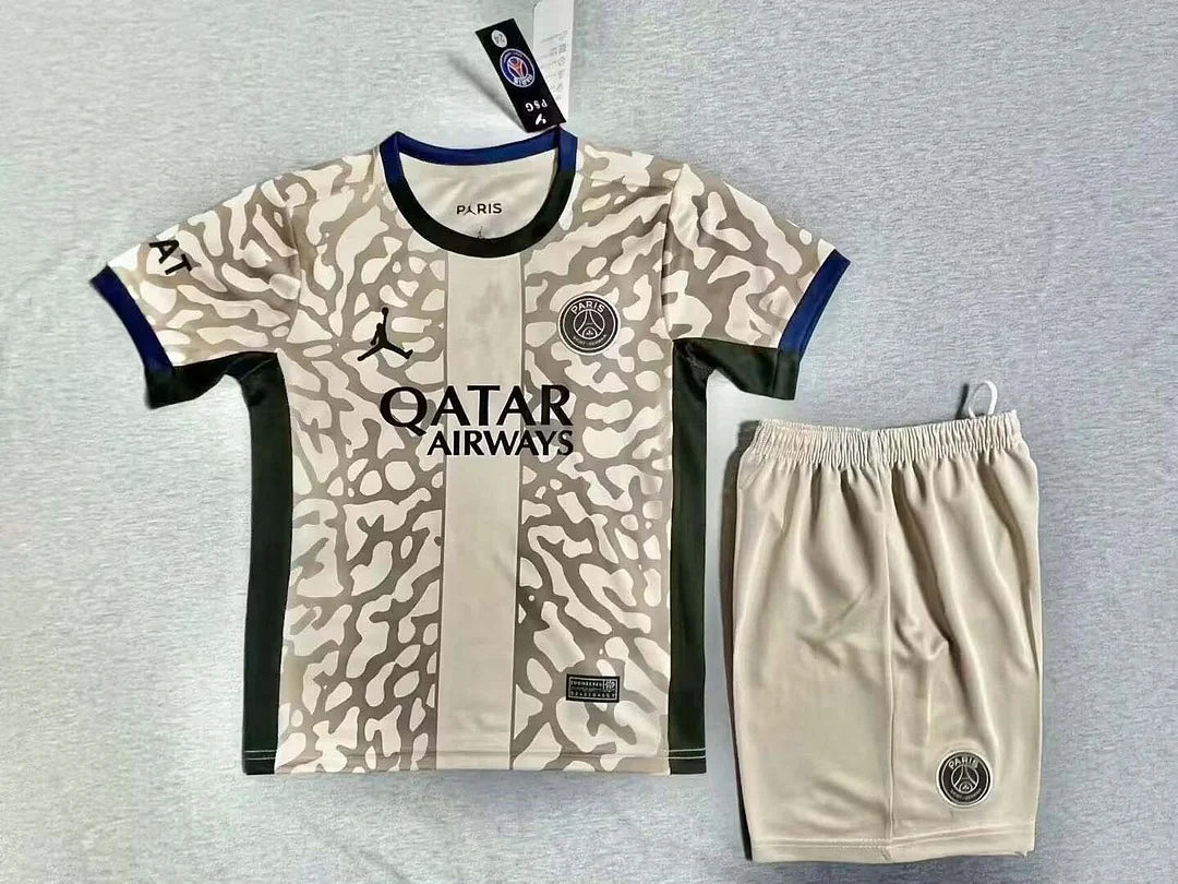 2023/2024 Psg Paris Saint-Germain Fourth Away Football Shirt 1:1 Thai Quality Kids Size