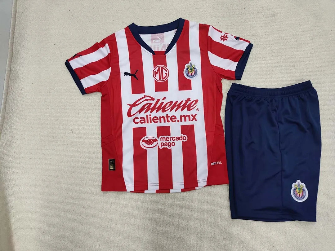 2024/2025 Chivas Home Soccer Jersey 1:1 Thai Quality Kids Size