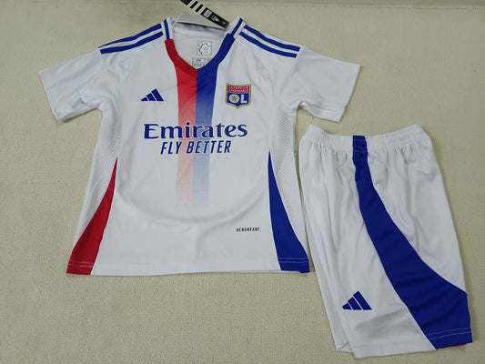 2024/2025 Lyon Home  Football Shirt 1:1 Thai Quality Kids Size